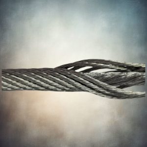 19x7 wire rope galv none spin