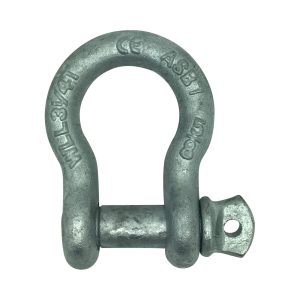 Galvanised US fed Spec Bow Shackle